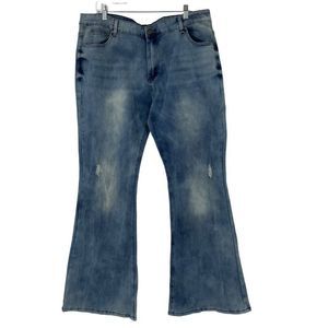 Womens Lmalma Flare Bellbottom Jeans Bootcut Size 4XL Lightweight 3455 New